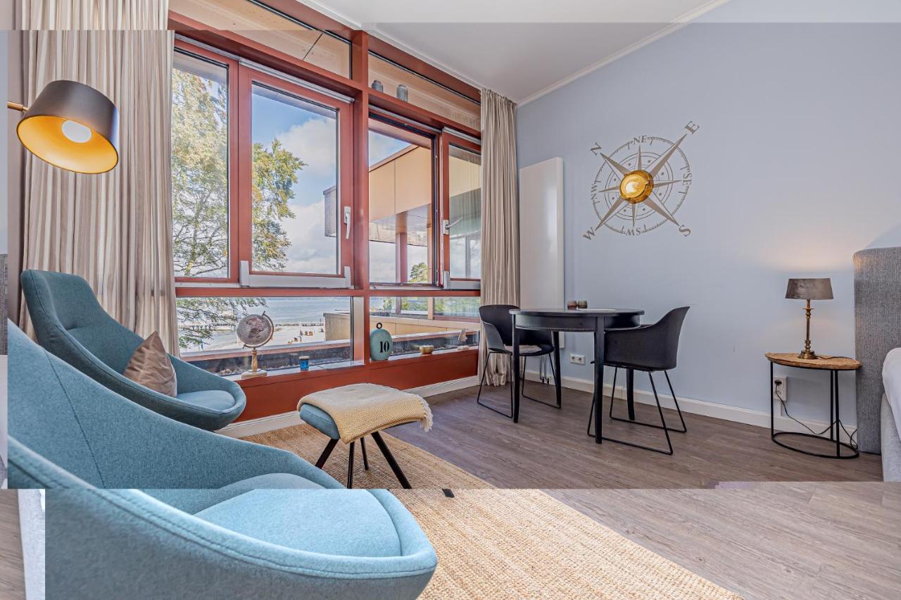 Fewo1846 Intermar - Marina Del Rey - Elegantes Studioapartment Mit Meerblick Und Eigenem Strandkorb Glücksburg Extérieur photo