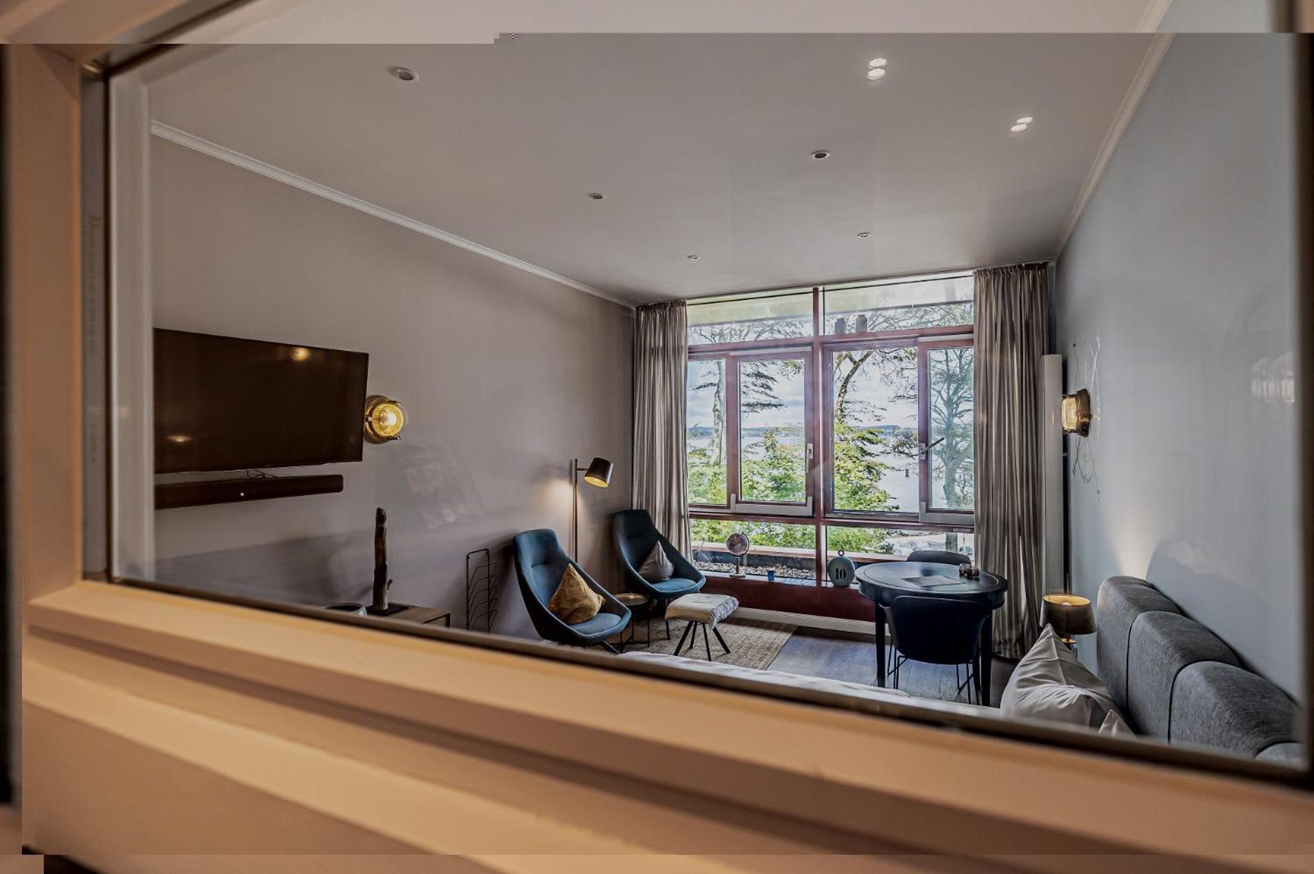 Fewo1846 Intermar - Marina Del Rey - Elegantes Studioapartment Mit Meerblick Und Eigenem Strandkorb Glücksburg Extérieur photo